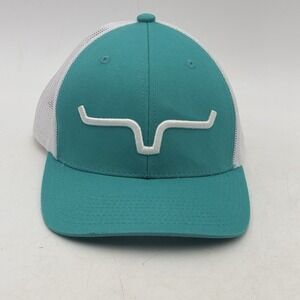 Kimes Ranch Hat Cap Snap Back Teal, Adjustable Trucker Style